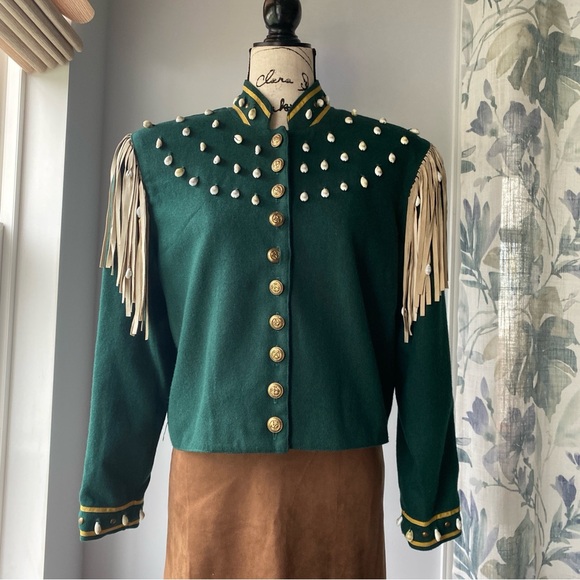 Vintage Double D Ranchwear Hussar Napoleon Military style Jacket - sz medium - Picture 2 of 10